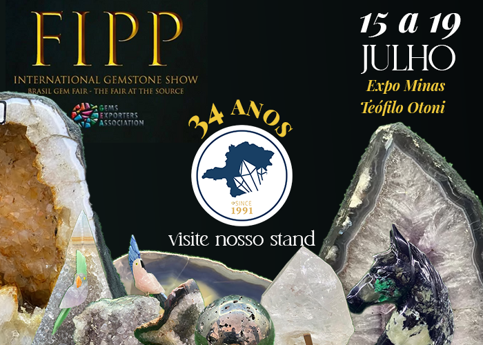 Minas Cristais na FIPP 2025: Celebre 34 Anos de Energia e Pedras em Teófilo Otoni