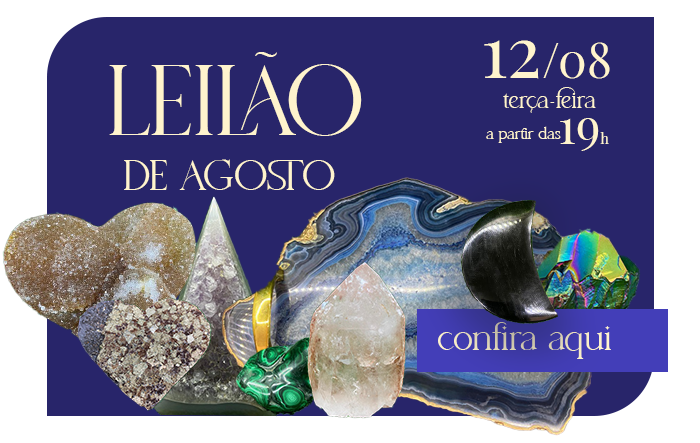 3º Leilão Minas Cristais: Cristais Raros e Exclusivos ao Seu Alcance!