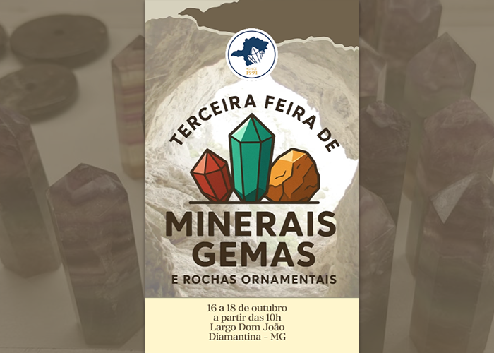 Minas Cristais na 3ª Feira de Minerais de Diamantina